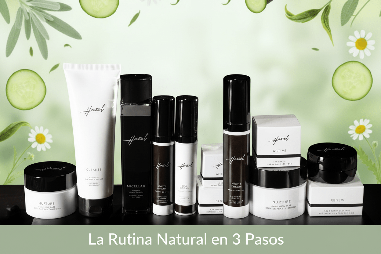 La Rutina de Skincare Natural en 3 Pasos para la Mujer Profesional Moderna - HazelCollectionpro.com