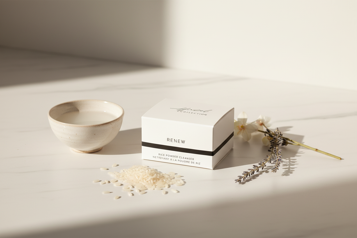 Hazel Collection Pro Renew Rice Skincare Hero